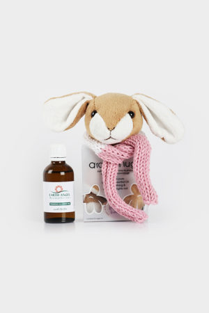 Plush Baby Bedtime Bunny & Earth Baby Oil